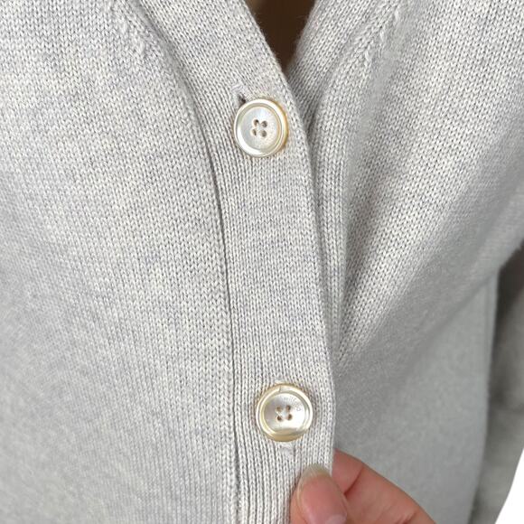 Wilfred Aritzia Utopia Heather Gray Longline Duster Midi Sweater Dress SZ L - Picture 7 of 12